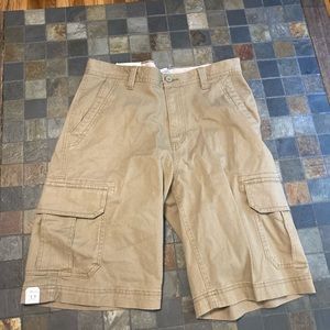 new mens cargo shorts tan